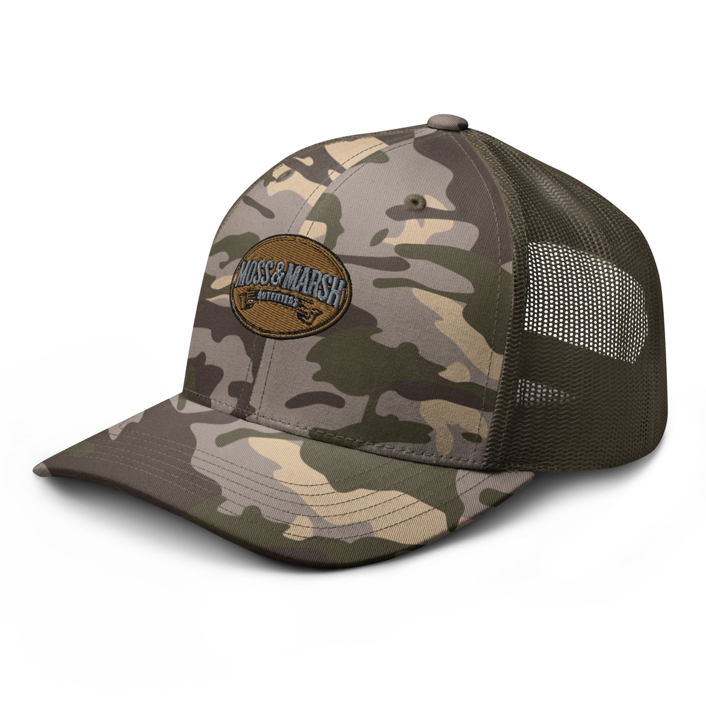 Moss & Marsh Outfitters-Camouflage trucker hat