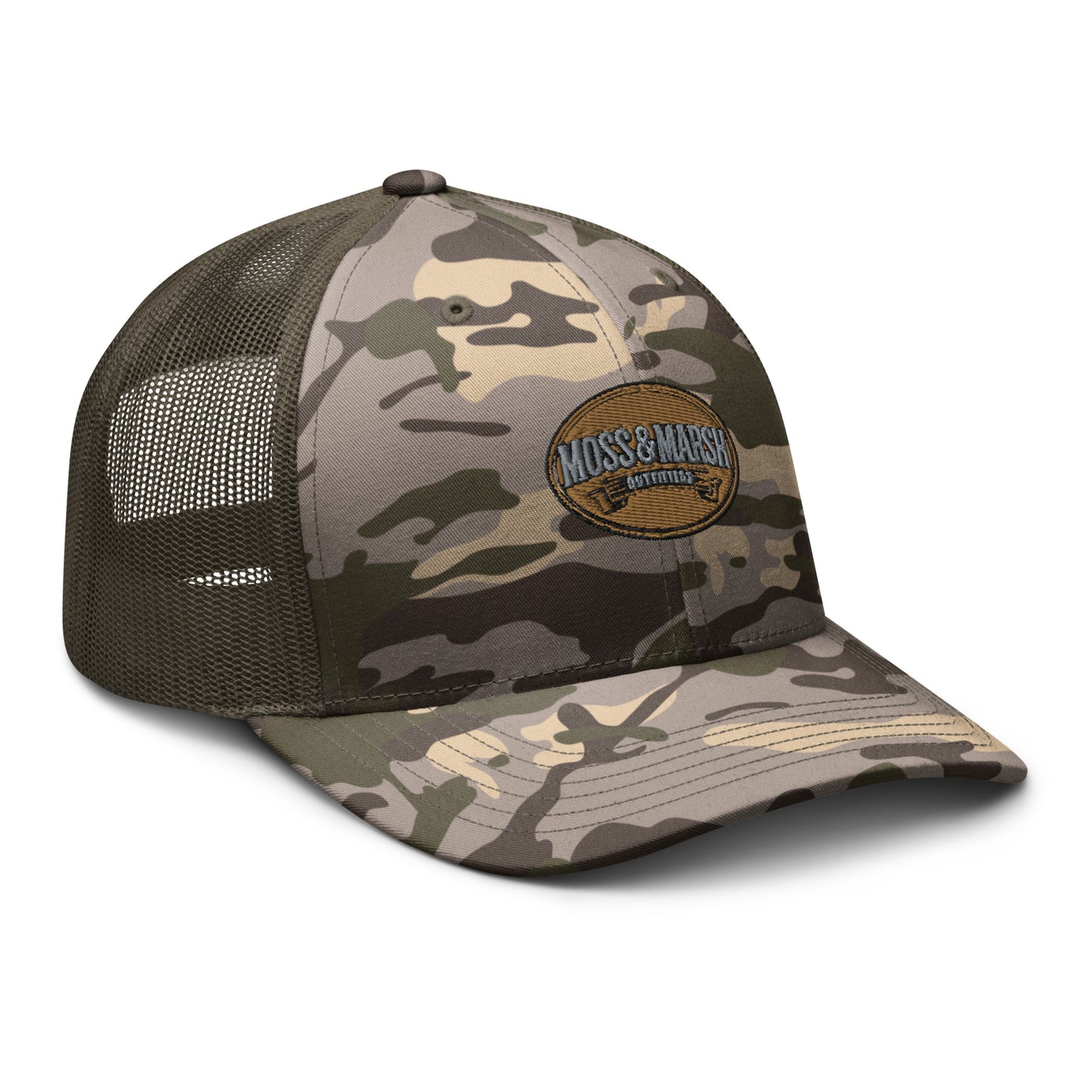 Moss & Marsh Outfitters-Camouflage trucker hat