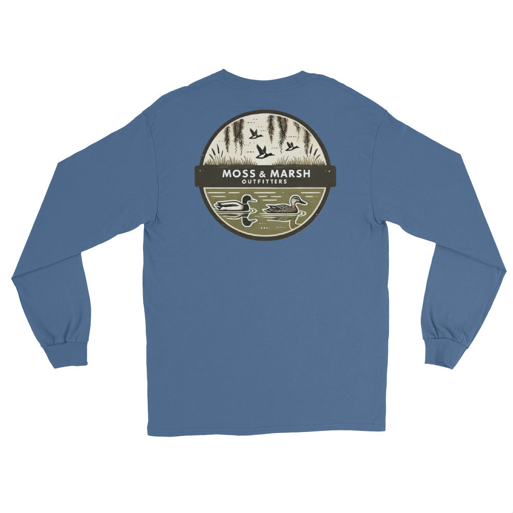 Belle Bluff Duck Hunting Men’s Long Sleeve T-Shirt