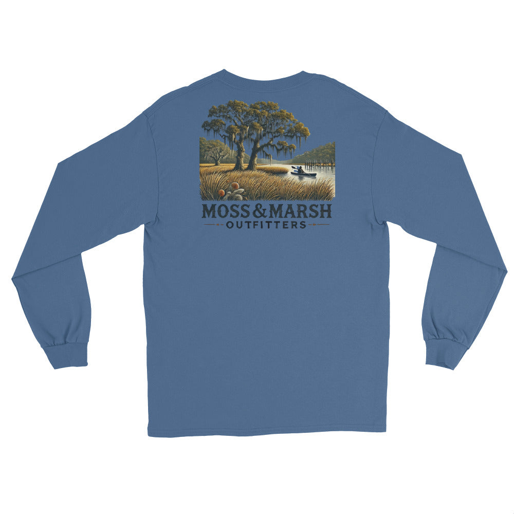 Kayaking on the White Chimney River Men’s Long Sleeve T-Shirt