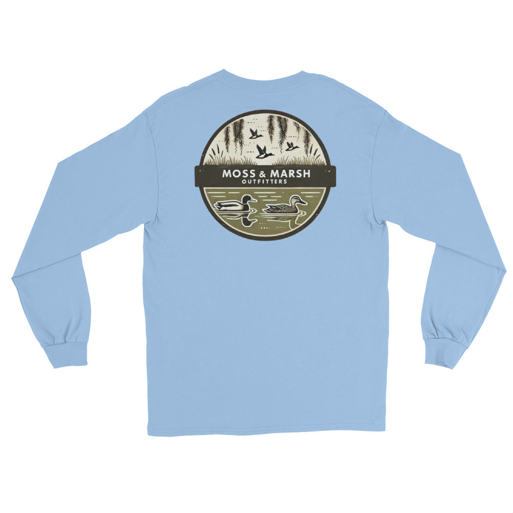 Belle Bluff Duck Hunting Men’s Long Sleeve T-Shirt
