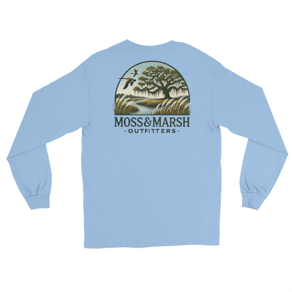 Southern Marsh at Sutherland Bluff-Men’s Long Sleeve T-Shirt