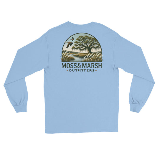 Southern Marsh at Sutherland Bluff-Men’s Long Sleeve T-Shirt
