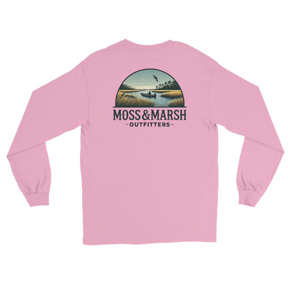 Fishing on Ossabaw Island-Men’s Long Sleeve T-Shirt