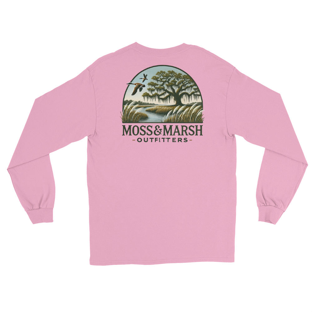 Southern Marsh at Sutherland Bluff-Men’s Long Sleeve T-Shirt