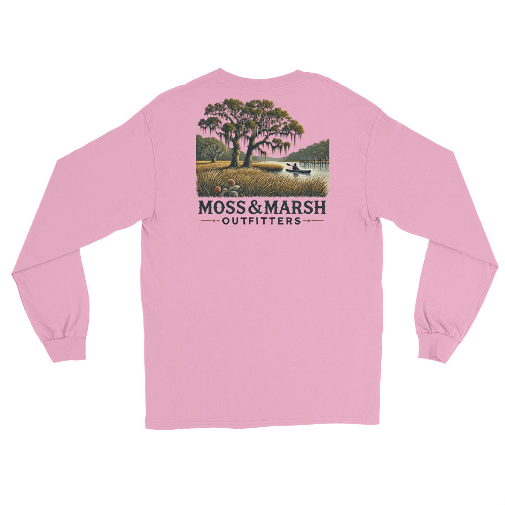 Kayaking on the White Chimney River Men’s Long Sleeve T-Shirt