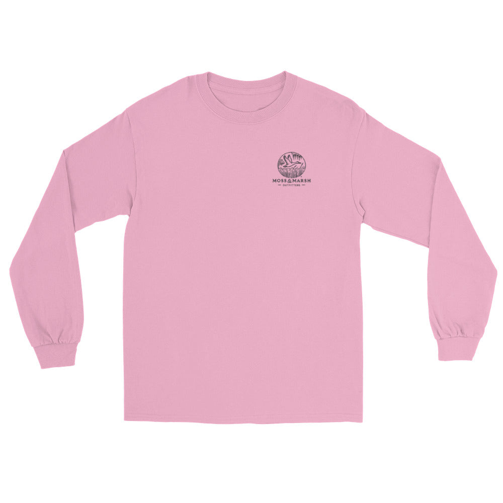 Fishing on Ossabaw Island-Men’s Long Sleeve T-Shirt