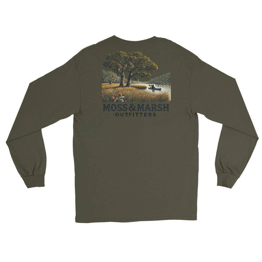Kayaking on the White Chimney River Men’s Long Sleeve T-Shirt