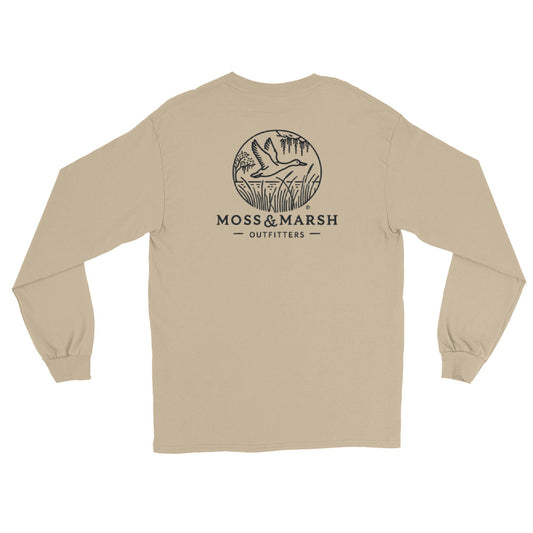 Moss & Marsh Outfitters Logo Men’s Long Sleeve T-Shirt