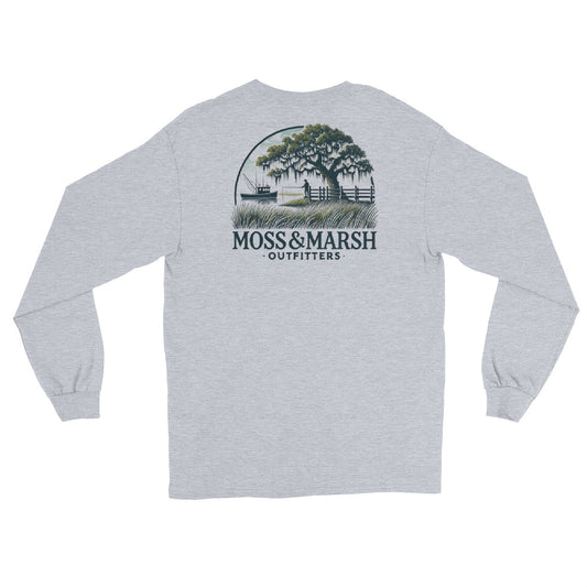 Fishing at Pelican Point-Men’s Long Sleeve T-Shirt