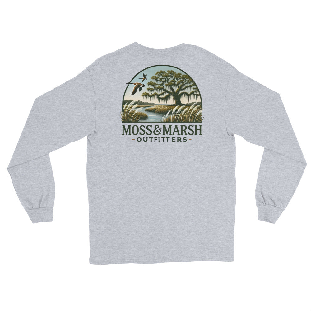 Southern Marsh at Sutherland Bluff-Men’s Long Sleeve T-Shirt