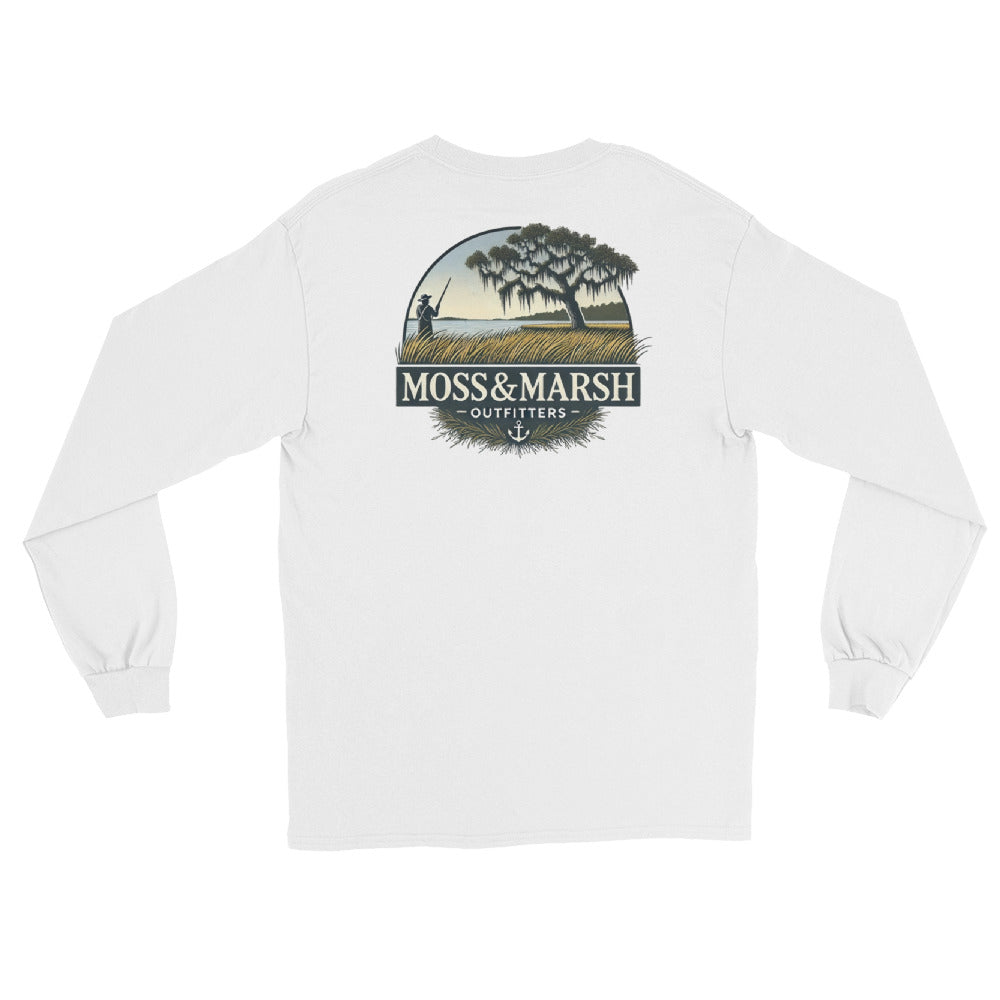 Fishing on Blackbeard Island Men’s Long Sleeve T-Shirt