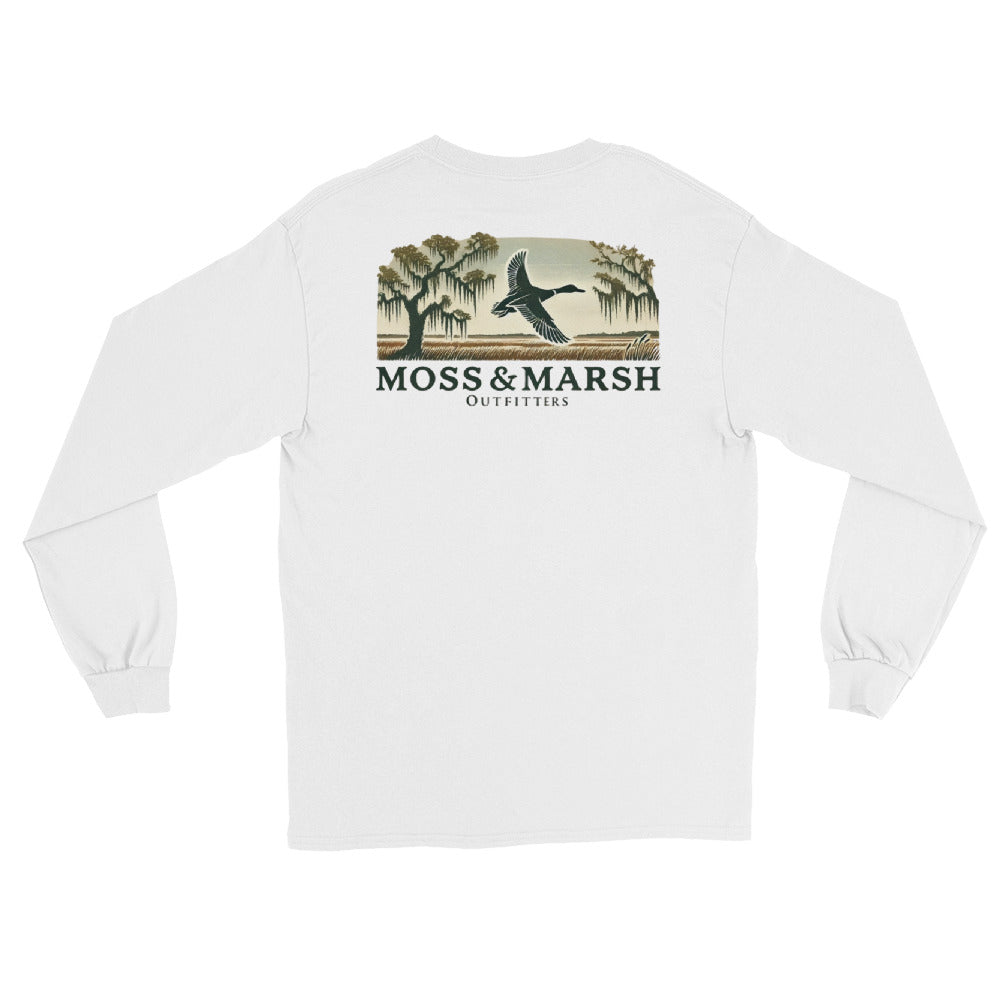 Butler Island Duck Hunting Men’s Long Sleeve T-Shirt