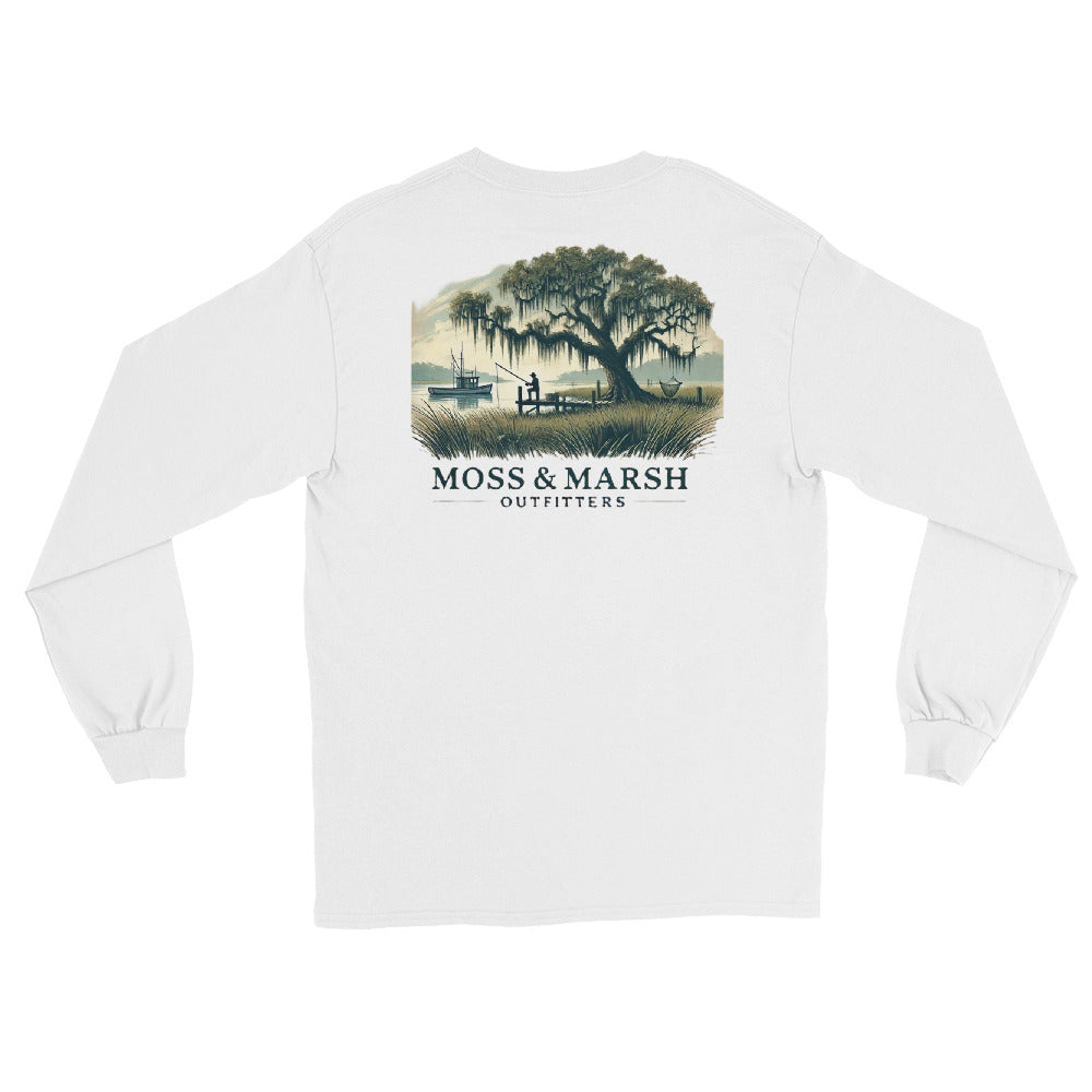 Fishing at Coopers Point Men’s Long Sleeve T-Shirt