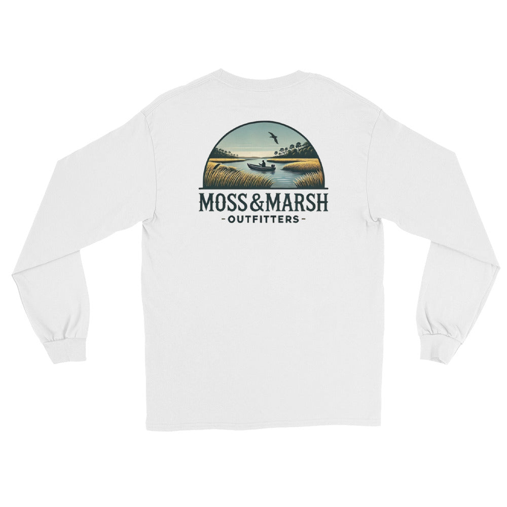 Fishing on Ossabaw Island-Men’s Long Sleeve T-Shirt
