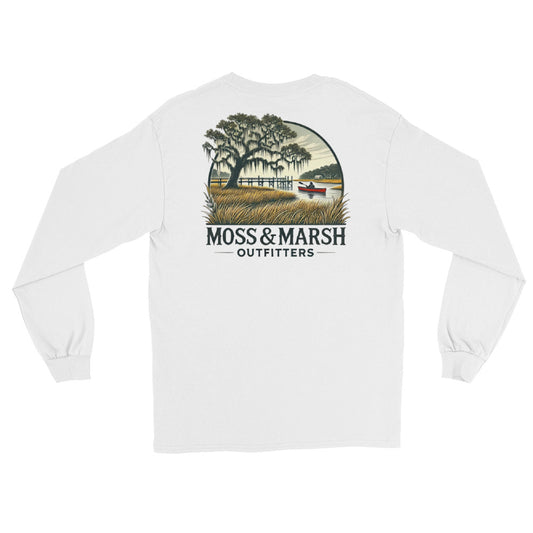 Canoeing on the Shellbluff River-Men’s Long Sleeve T-Shirt