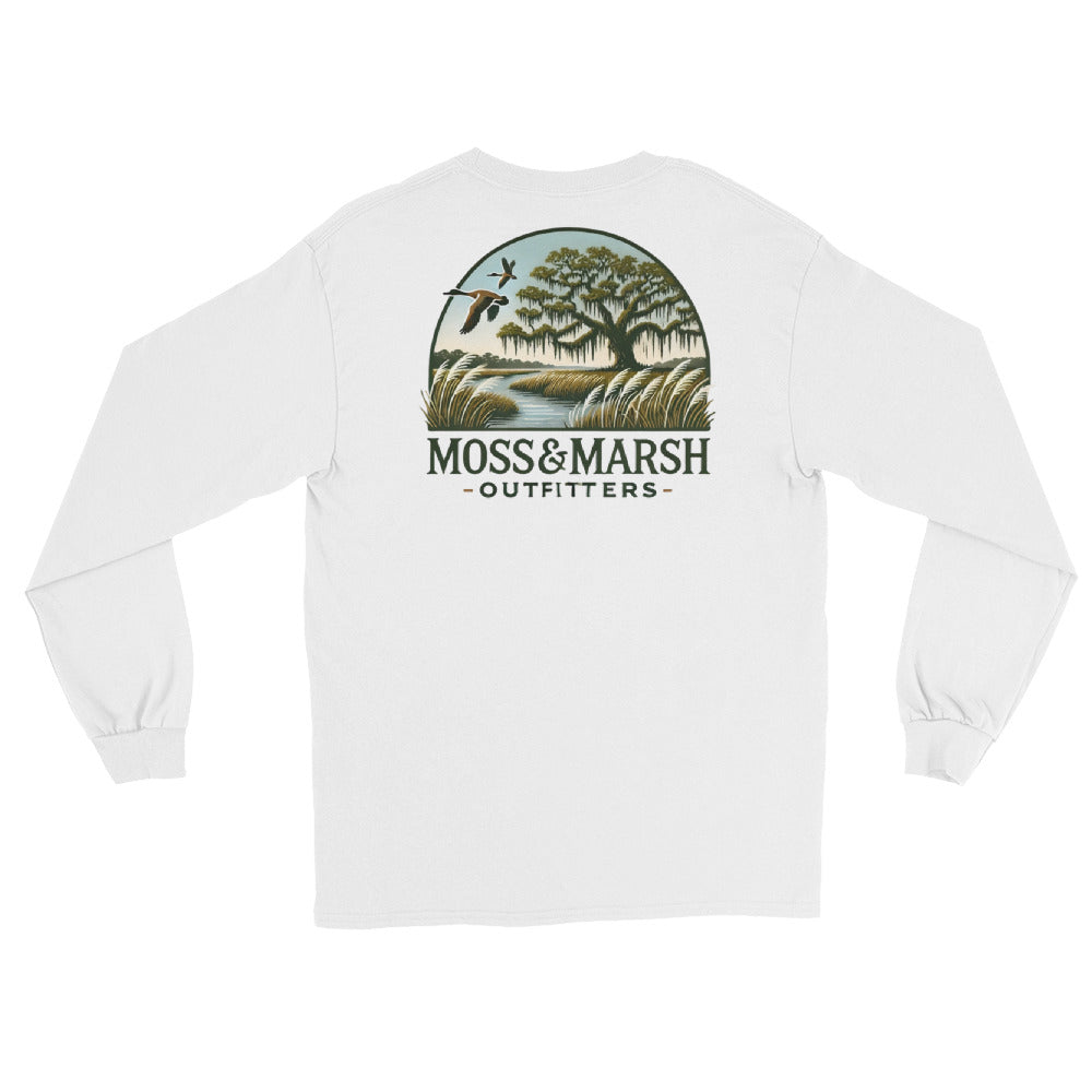 Southern Marsh at Sutherland Bluff-Men’s Long Sleeve T-Shirt