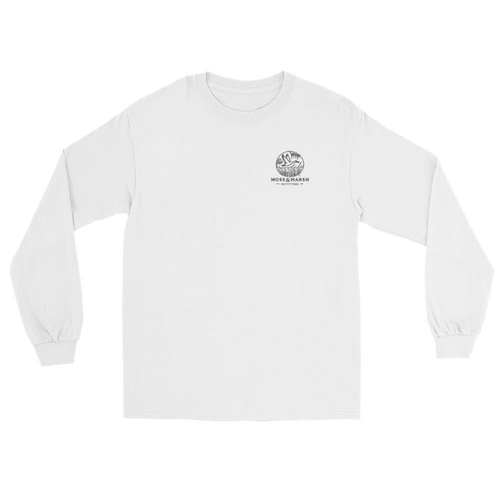 Fishing on Ossabaw Island-Men’s Long Sleeve T-Shirt