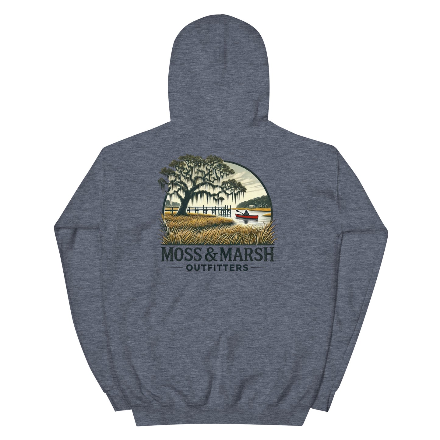 Canoeing on the Shellbluff River Hoodie