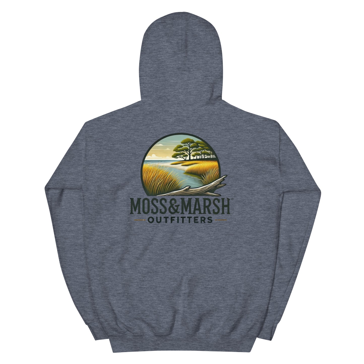 Southern Marsh at South Newport River Hoodie