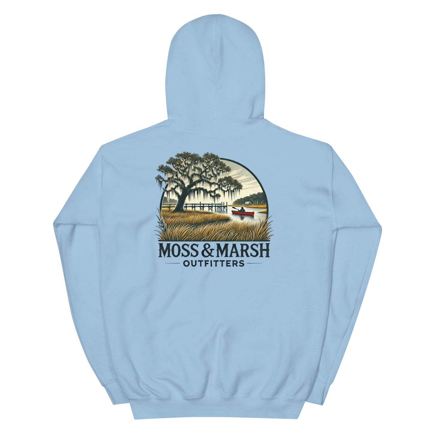 Canoeing on the Shellbluff River Hoodie