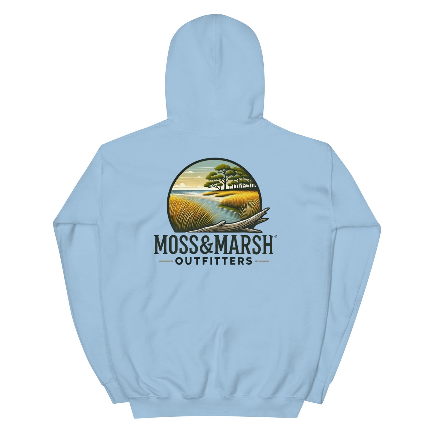 Southern Marsh at South Newport River Hoodie