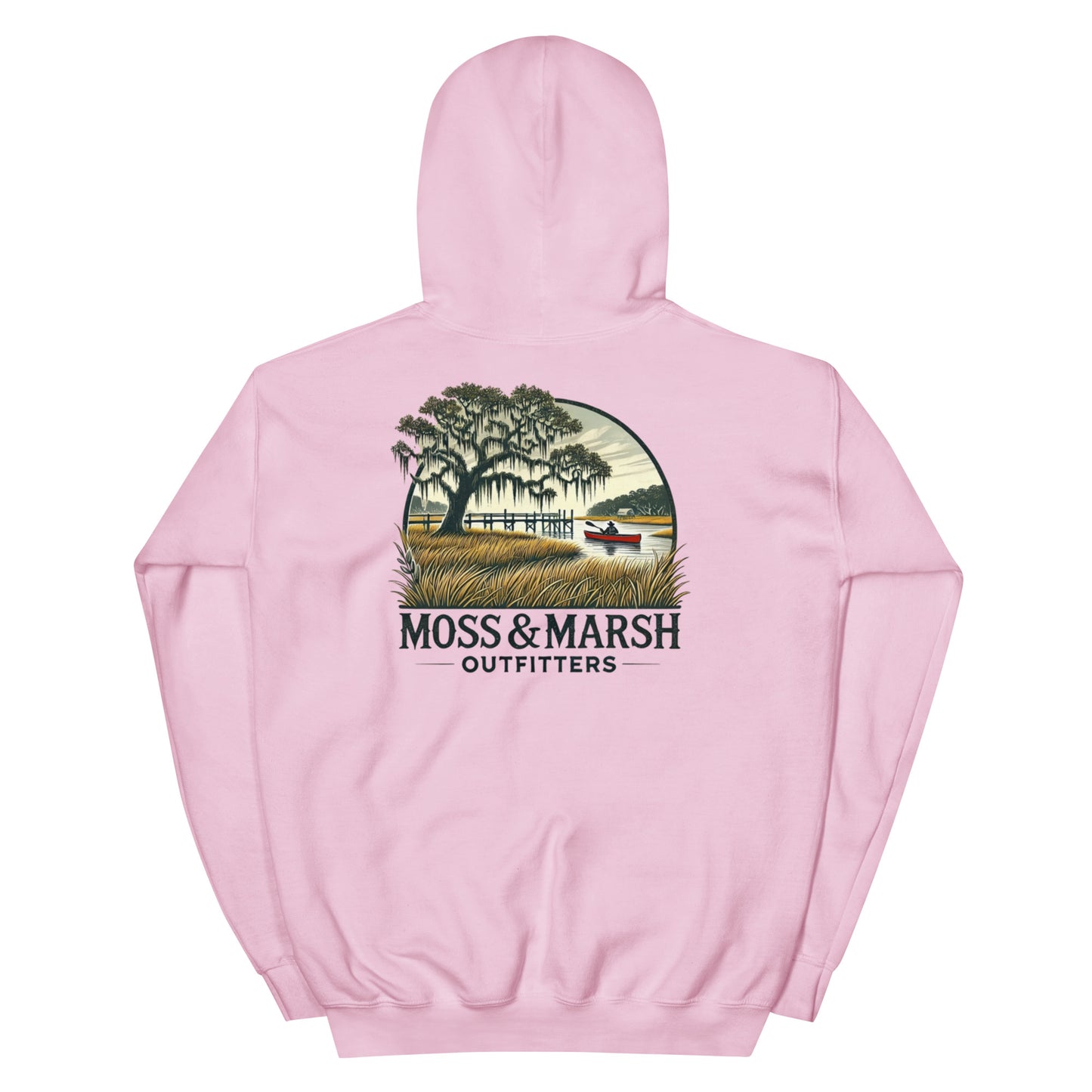Canoeing on the Shellbluff River Hoodie
