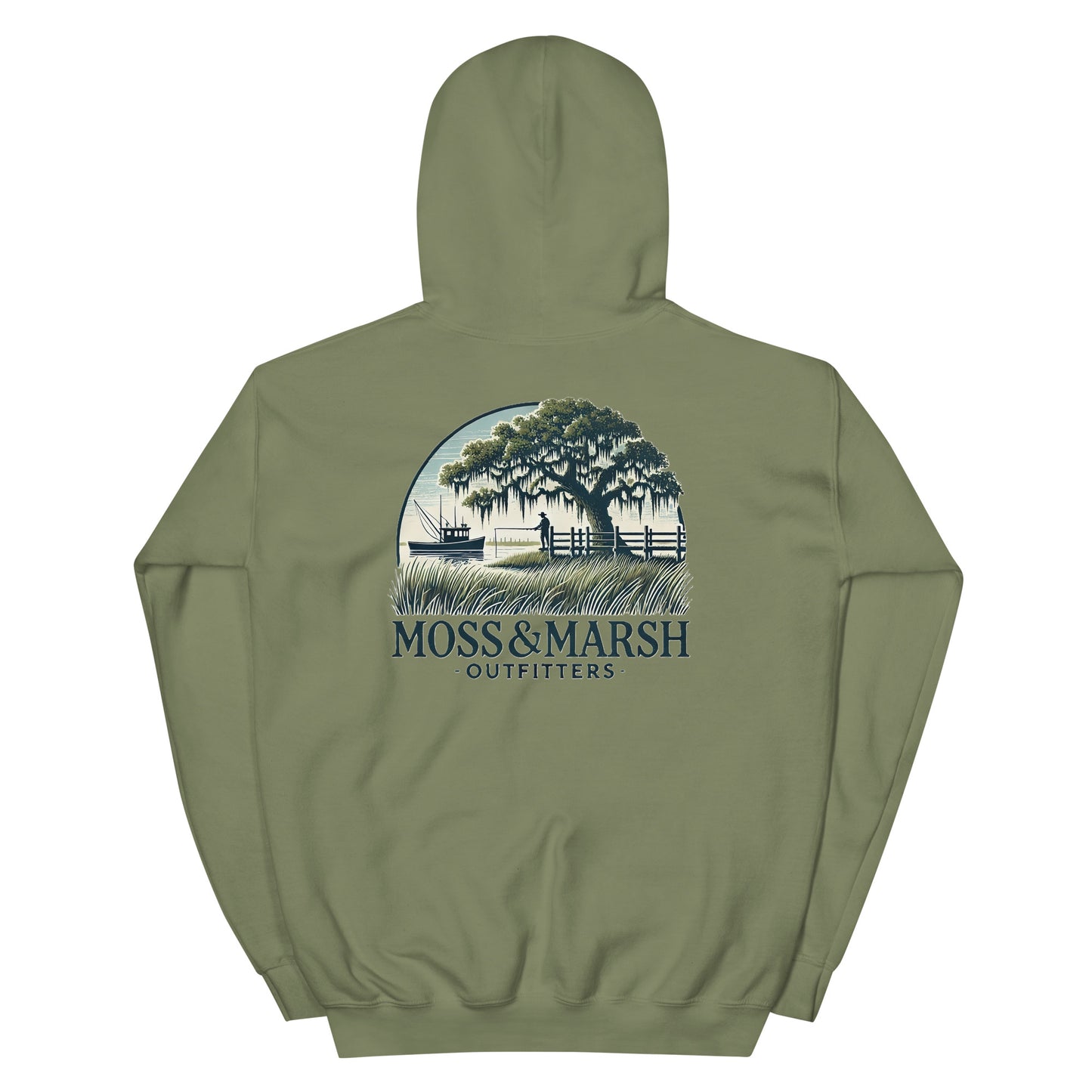 Fishing at Pelican Point Hoodie