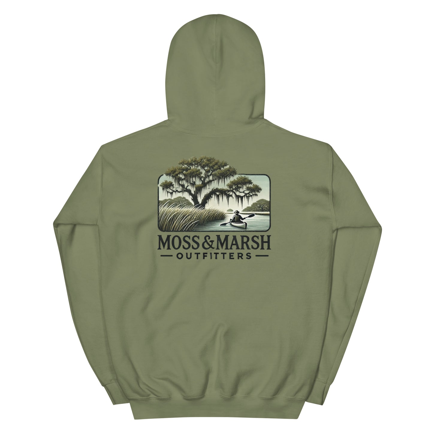 Kayaking at Wolf Island Hoodie