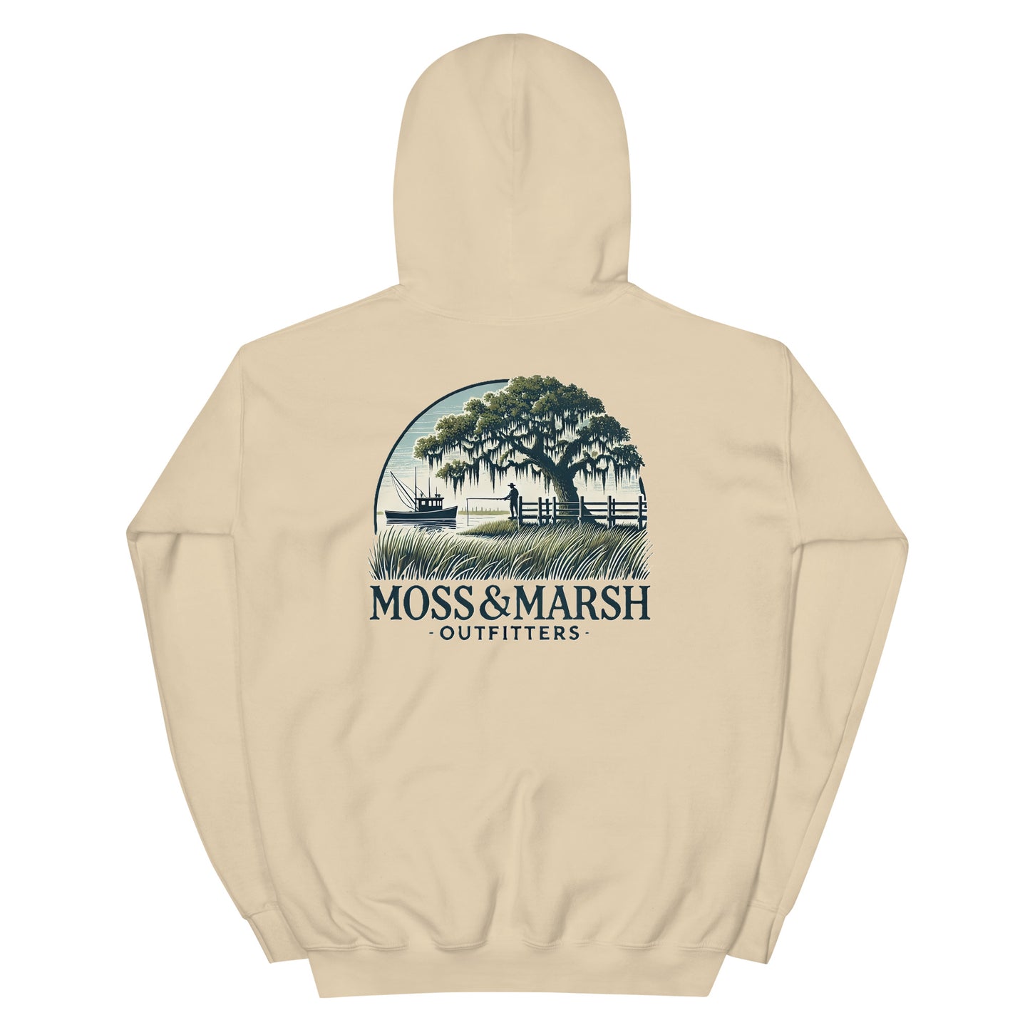 Fishing at Pelican Point Hoodie