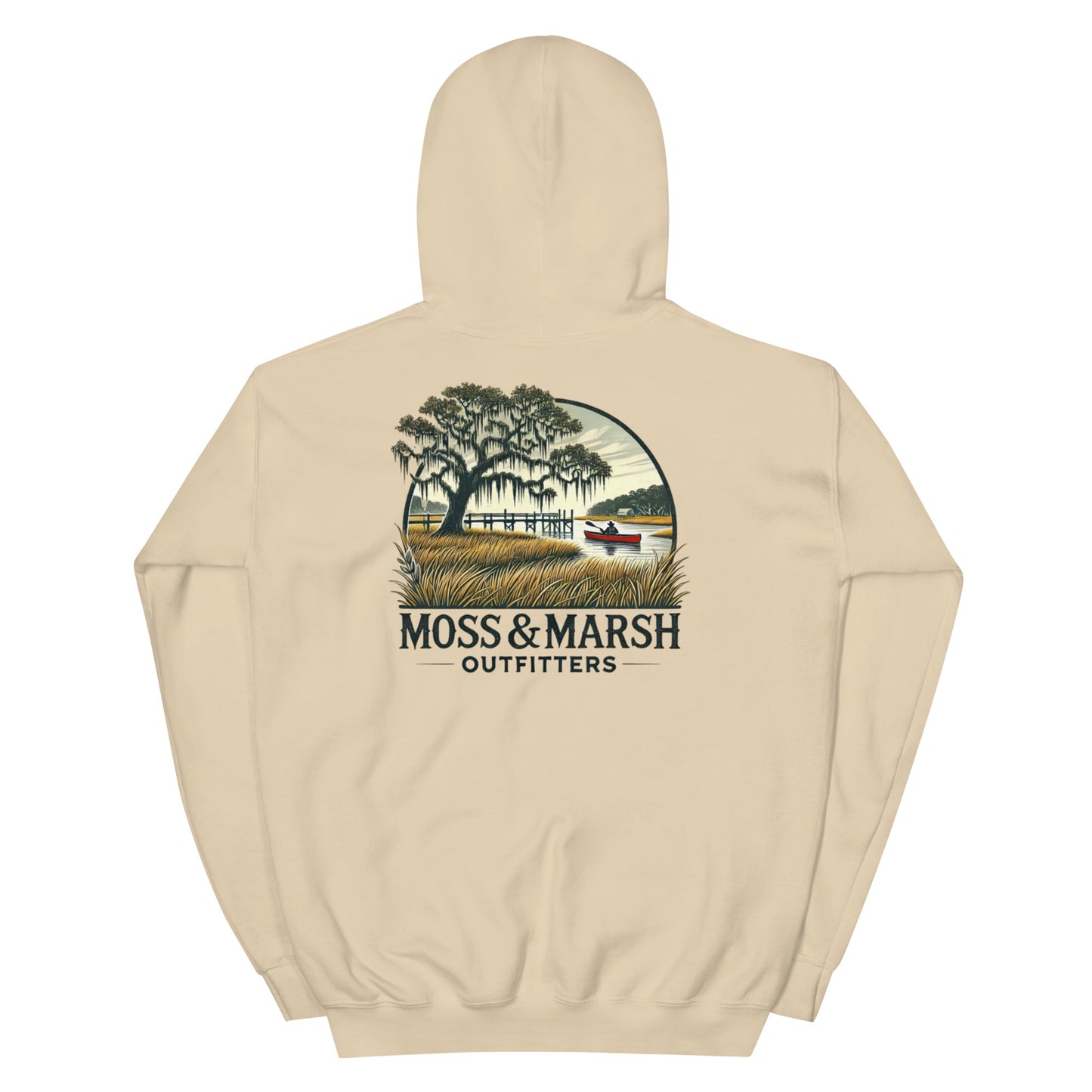 Canoeing on the Shellbluff River Hoodie