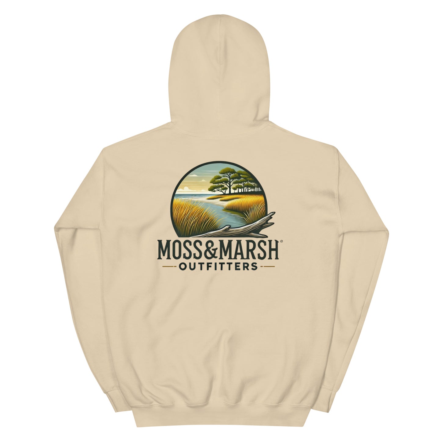 Southern Marsh at South Newport River Hoodie