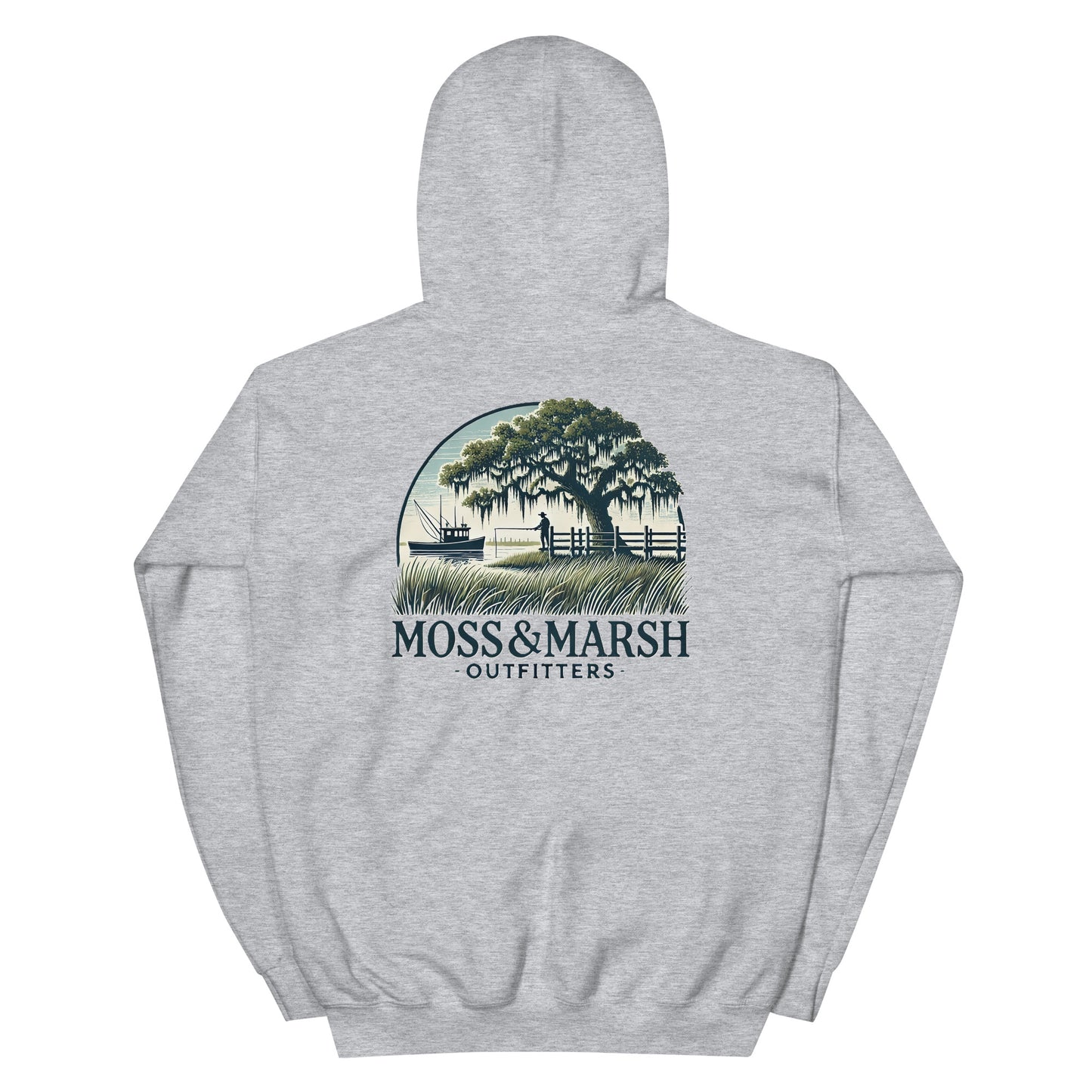 Fishing at Pelican Point Hoodie