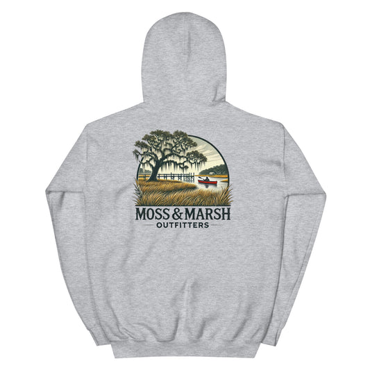 Canoeing on the Shellbluff River Hoodie