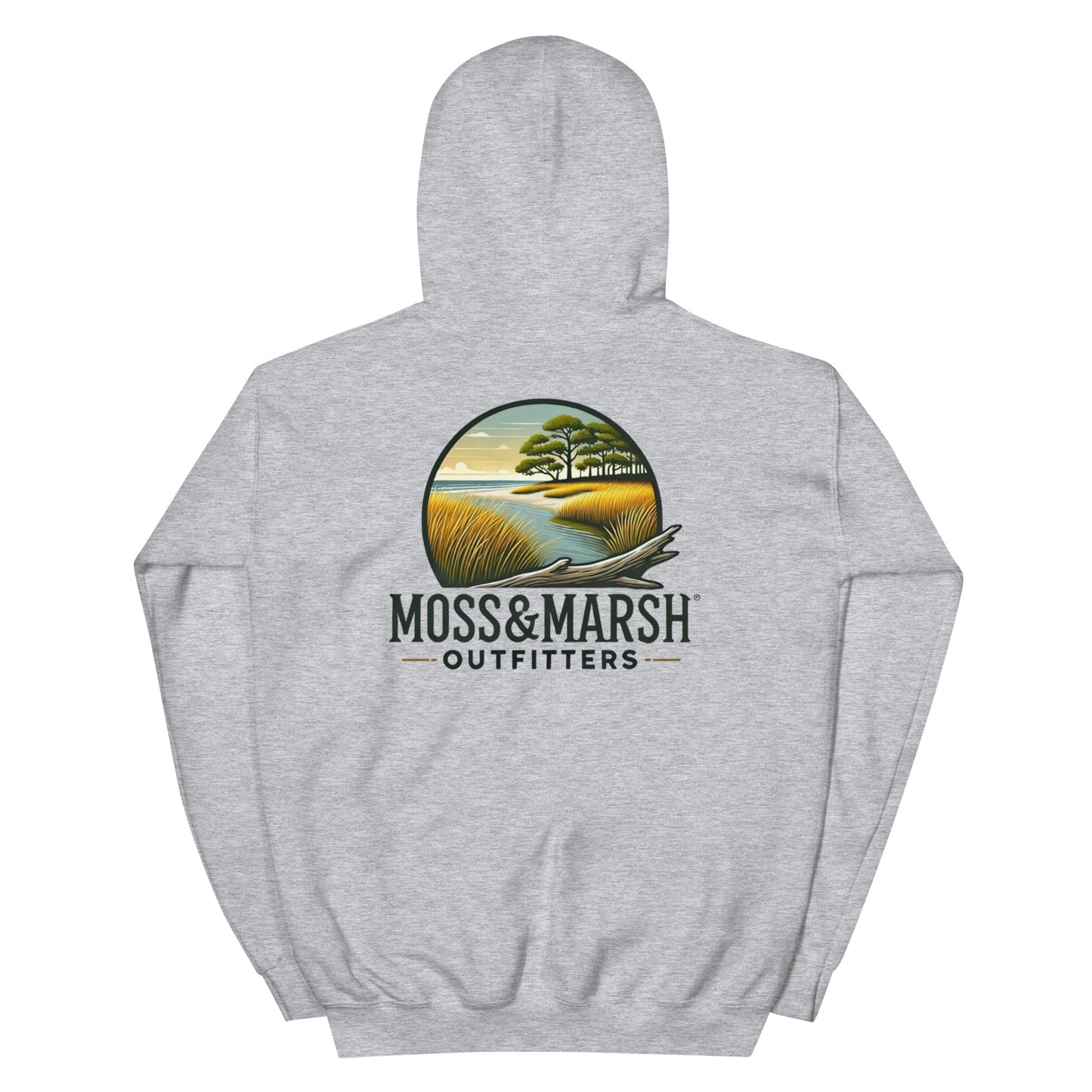 Southern Marsh at South Newport River Hoodie