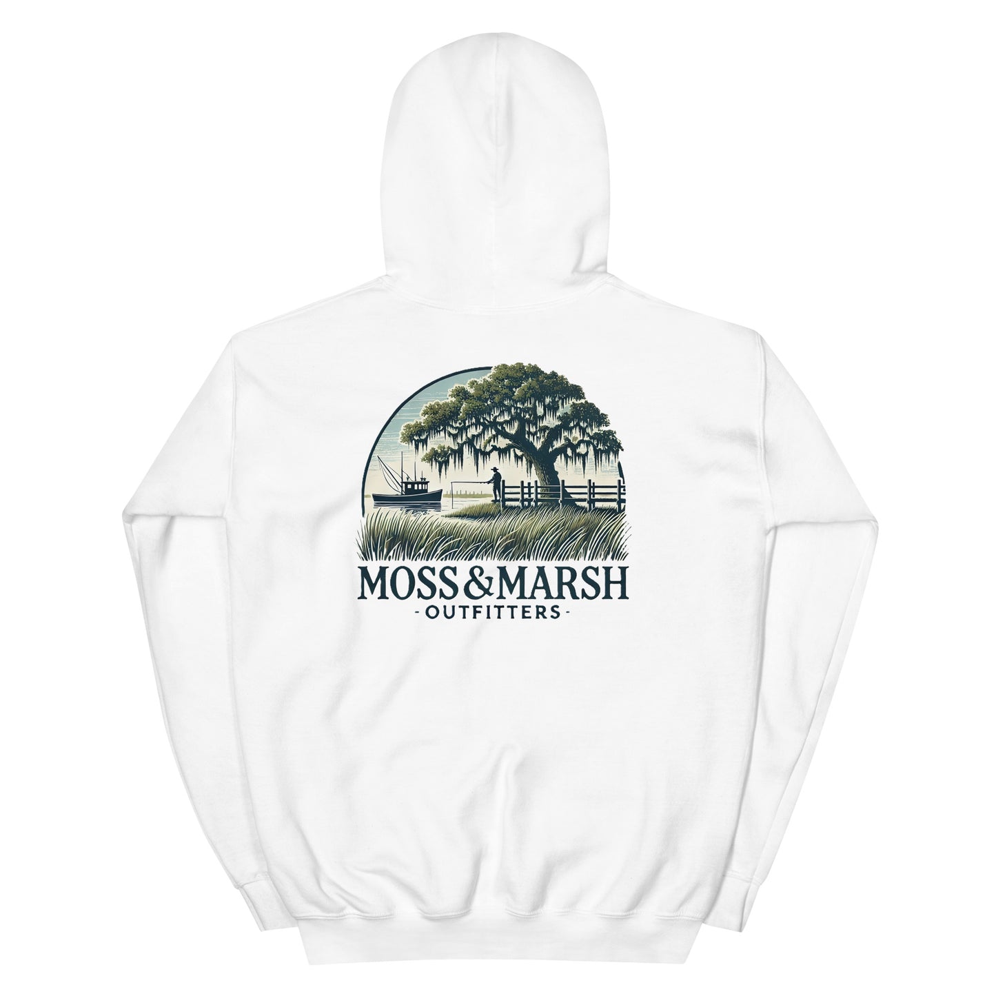 Fishing at Pelican Point Hoodie