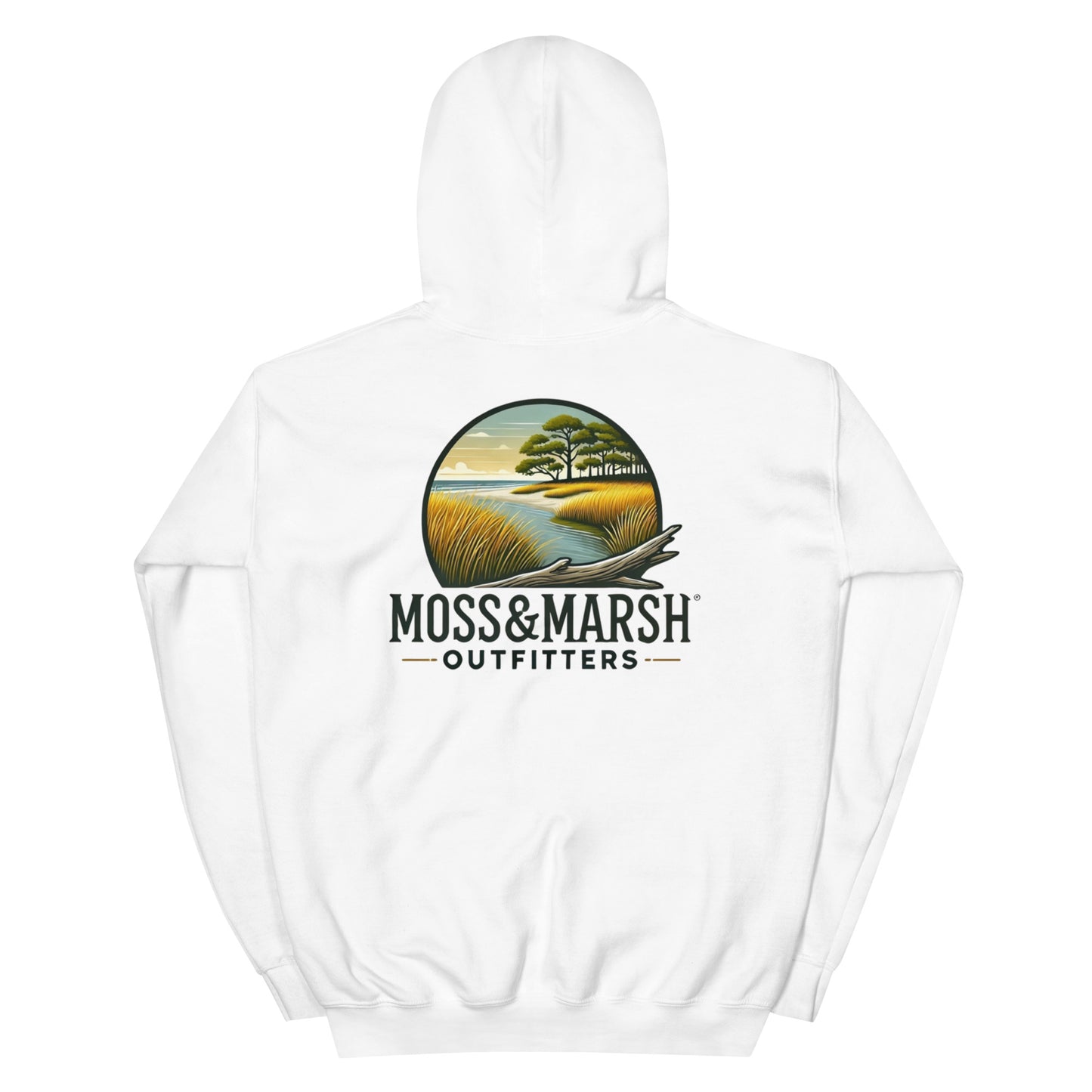Southern Marsh at South Newport River Hoodie