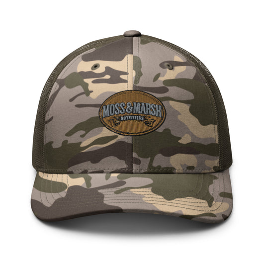 Moss & Marsh Outfitters-Camouflage trucker hat