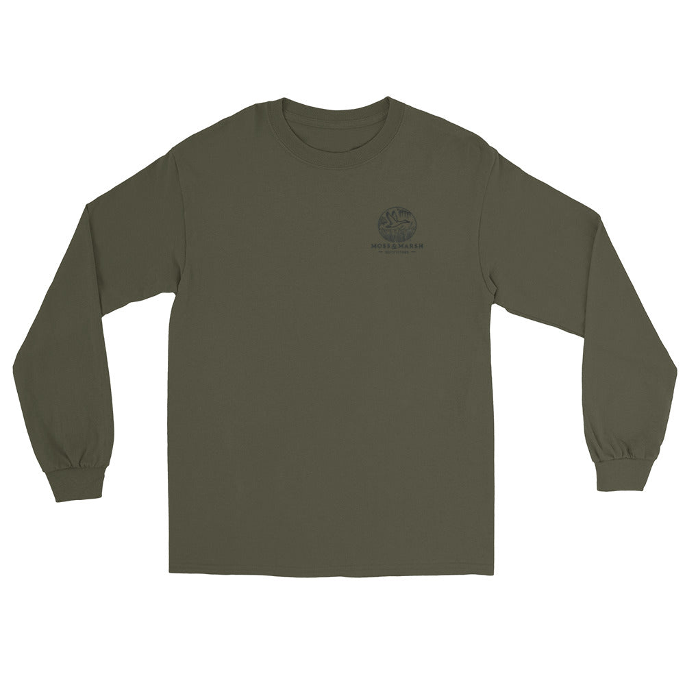 Fishing on Ossabaw Island-Men’s Long Sleeve T-Shirt