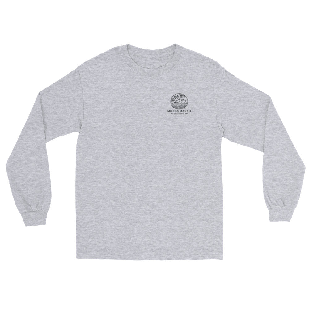 Fishing on Ossabaw Island-Men’s Long Sleeve T-Shirt